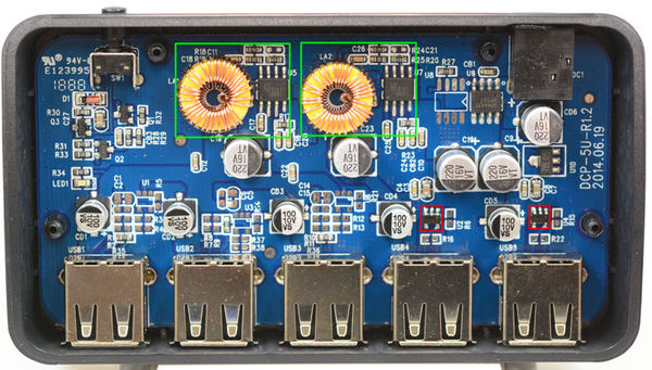 ORICO 36W 車用 5 埠 USB 電源轉換器簡介及測試 By 港都狼仔