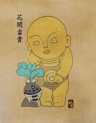 當 Star Wars 星際大戰中的角色遇上了中國新年