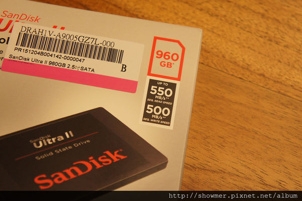 SanDisk Ultra II 960GB TLC SSD 大容量新低價位時代來臨