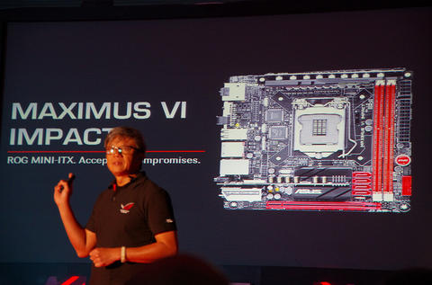 Computex 2013 ：施崇棠親臨 ROG 發表會，首張 ITX ROG 主機板 Impact 亮相