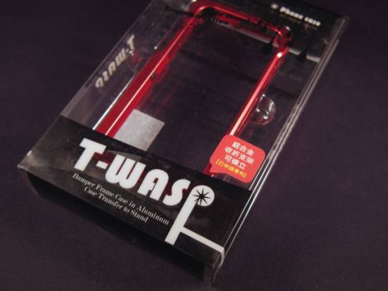 開箱 T-WASP 鋁合金保護框 for iPhone 5 暗藏玄機