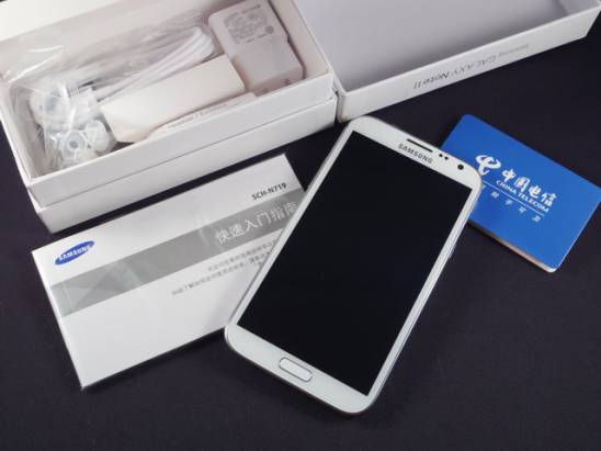 亞太雙卡雙待旗艦機 三星Galaxy Note 2 N719開箱