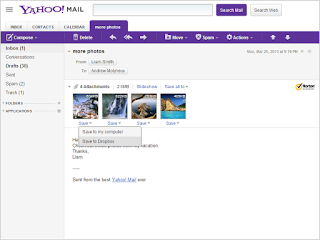 Yahoo Mail 與 DropBox 合作 未來可傳送更大的檔案